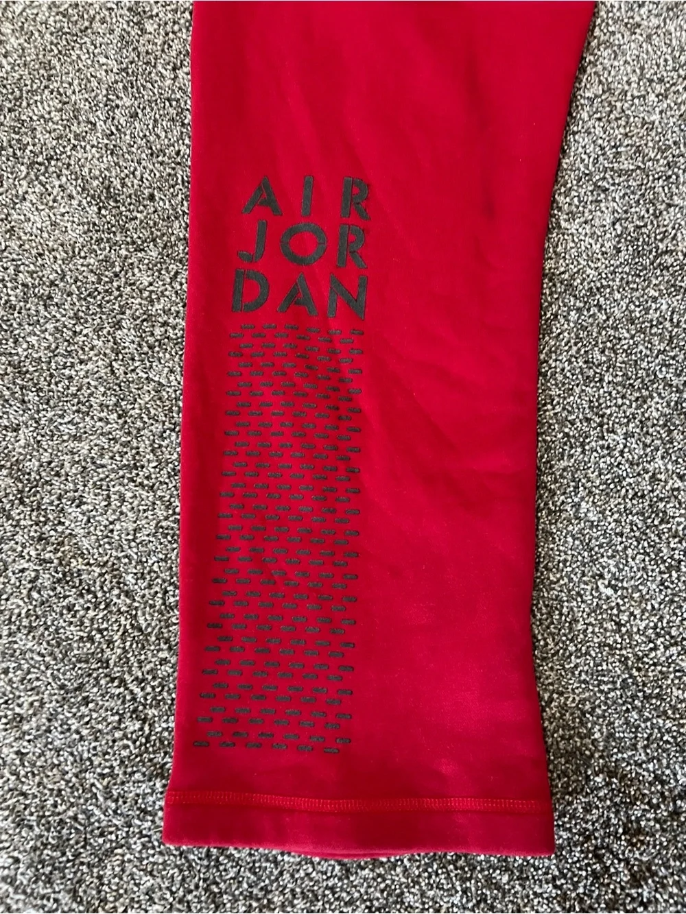 Air Jordan Bright Red Pull-On Sweatpant